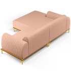 Sofá 4 Lugares Com Chaise Esquerdo Para Sala De Estar Molino