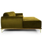 Sofá 4 Lugares Com Chaise Esquerdo Para Sala Molino 255cm D02