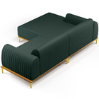 Sofá 4 Lugares Com Chaise Esquerdo Sala Estar Molino 255cm D0