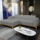 Sofá 4 Lugares Com Chaise Esquerdo Sala Estar Molino 265cm D0