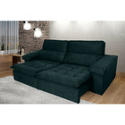 Sofá 4 Lugares Com Molas Ensacadas Imperador Retrátil E Recli