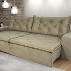 Sofá 4 Lugares Com Pillow Retrátil E Reclinável 2,50m Ravi Ve