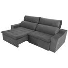 Sofá 4 Lugares Connect 2,50m Retrátil E Reclinável Com Pillow