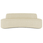 Sofá 4 Lugares Curvo Sala De Estar Living Cancún D02 Linho Be