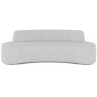 Sofá 4 Lugares Curvo Sala De Estar Living Cancún D02 Linho Ci