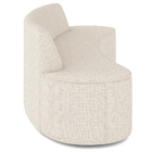 Sofá 4 Lugares Curvo Sala De Estar Living Cancún D02 Linho Cr