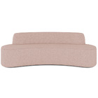 Sofá 4 Lugares Curvo Sala De Estar Living Cancún D02 Linho Ro