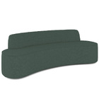 Sofá 4 Lugares Curvo Sala De Estar Living Cancún D02 Linho Ve