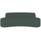 Sofá 4 Lugares Curvo Sala De Estar Living Cancún D02 Linho Ve