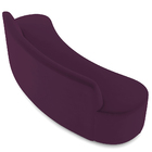 Sofá 4 Lugares Curvo Sala De Estar Living Cancún D02 Veludo R