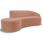 Sofá 4 Lugares Curvo Sala De Estar Living Firenze Direito D02