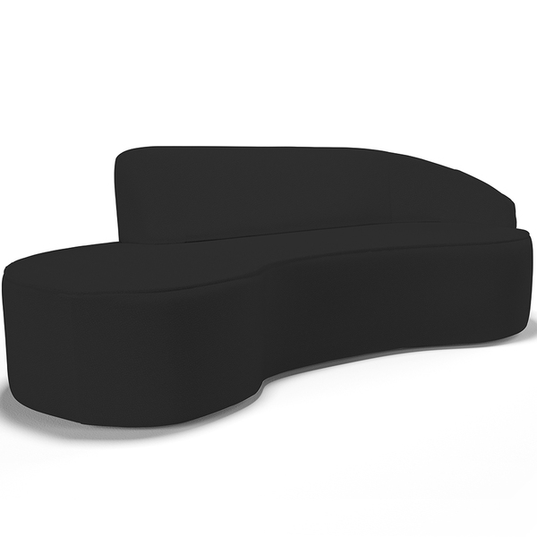 Sofá 4 Lugares Curvo Sala De Estar Living Firenze Direito D02