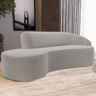 Sofá 4 Lugares Curvo Sala De Estar Living Firenze Direito D02