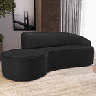 Sofá 4 Lugares Curvo Sala De Estar Living Firenze Direito D02