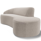 Sofá 4 Lugares Curvo Sala De Estar Living Firenze Esquerdo D0