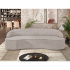 Sofá 4 Lugares Curvo Sala De Estar Living Lótus D02 Bouclê Be