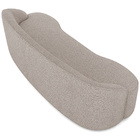 Sofá 4 Lugares Curvo Sala De Estar Living Lótus D02 Bouclê Be