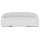 Sofá 4 Lugares Curvo Sala De Estar Living Lótus D02 Bouclê Br