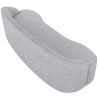 Sofá 4 Lugares Curvo Sala De Estar Living Lótus D02 Bouclê Ci