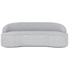 Sofá 4 Lugares Curvo Sala De Estar Living Lótus D02 Bouclê Ci