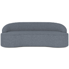 Sofá 4 Lugares Curvo Sala De Estar Living Lótus D02 Bouclê Ci