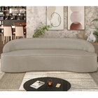 Sofá 4 Lugares Curvo Sala De Estar Living Lótus D02 Corino Be