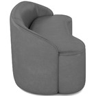 Sofá 4 Lugares Curvo Sala De Estar Living Lótus D02 Corino Ci