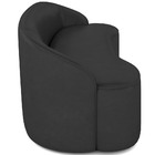 Sofá 4 Lugares Curvo Sala De Estar Living Lótus D02 Corino Pr