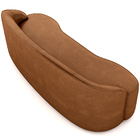 Sofá 4 Lugares Curvo Sala De Estar Living Lótus D02 Couríssim