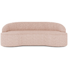 Sofá 4 Lugares Curvo Sala De Estar Living Lótus D02 Linho Ros