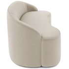 Sofá 4 Lugares Curvo Sala De Estar Living Lótus D02 Veludo Be