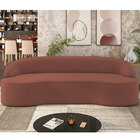 Sofá 4 Lugares Curvo Sala De Estar Living Lótus D02 Veludo Ca