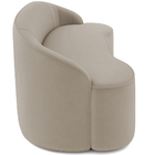 Sofá 4 Lugares Curvo Sala De Estar Living Lótus D02 Veludo Ch