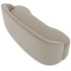 Sofá 4 Lugares Curvo Sala De Estar Living Lótus D02 Veludo Ch