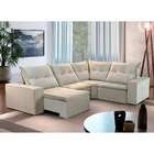 Sofá 4 Lugares De Canto Retrátil E Reclinável Havana Malha Be