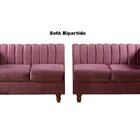 Sofá 4 Lugares Decoração Retrô Clássico Realeza Chesterfield