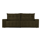 Sofá 4 Lugares Florença Retrátil E Reclinável Suede Amassado -