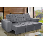 Sofá 4 Lugares Itália Plus 2,50m Retrátil, Reclinável, Com 2