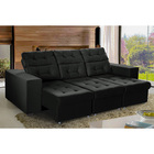 Sofá 4 Lugares Itália Plus 2,60m Retrátil, Reclinável, Com 2