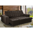 Sofá 4 Lugares Itália Plus 2,60m Retrátil, Reclinável, Com 2