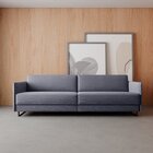 Sofá 4 Lugares Live Living Contemporâneo Cinza Claro/cinza Ch