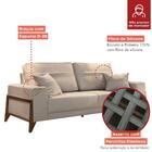 Sofá 4 Lugares M130 Linho Bege 2,20 M