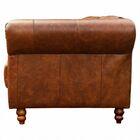 Sofá 4 Lugares Maggiore 260cm Couro Mel G58 - Gran Belo