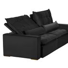 Sofá 4 Lugares Modular Ceará 230cm Retrátil E Reclinável Preto