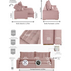 Sofá 4 Lugares Modular Ceará 2.30 Mt Retrátil E Reclinável Ve