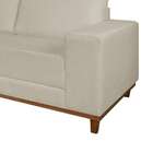 Sofá 4 Lugares Mônaco Com Chaise Esquerdo Linho Off White