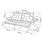 Sófa 4 Lugares Mozart Retrátil E Reclinável Marfim - Viero Mó