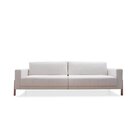 Sofá 4 Lugares Music  Bege/cinza Claro