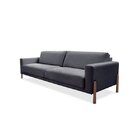 Sofá 4 Lugares Music  Cinza Claro/cinza Chumbo