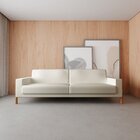 Sofá 4 Lugares Music Living Contemporâneo Bege/cinza Claro